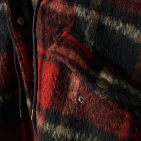 AEO plaid coat XS - Like New! - Picture 2 of 8